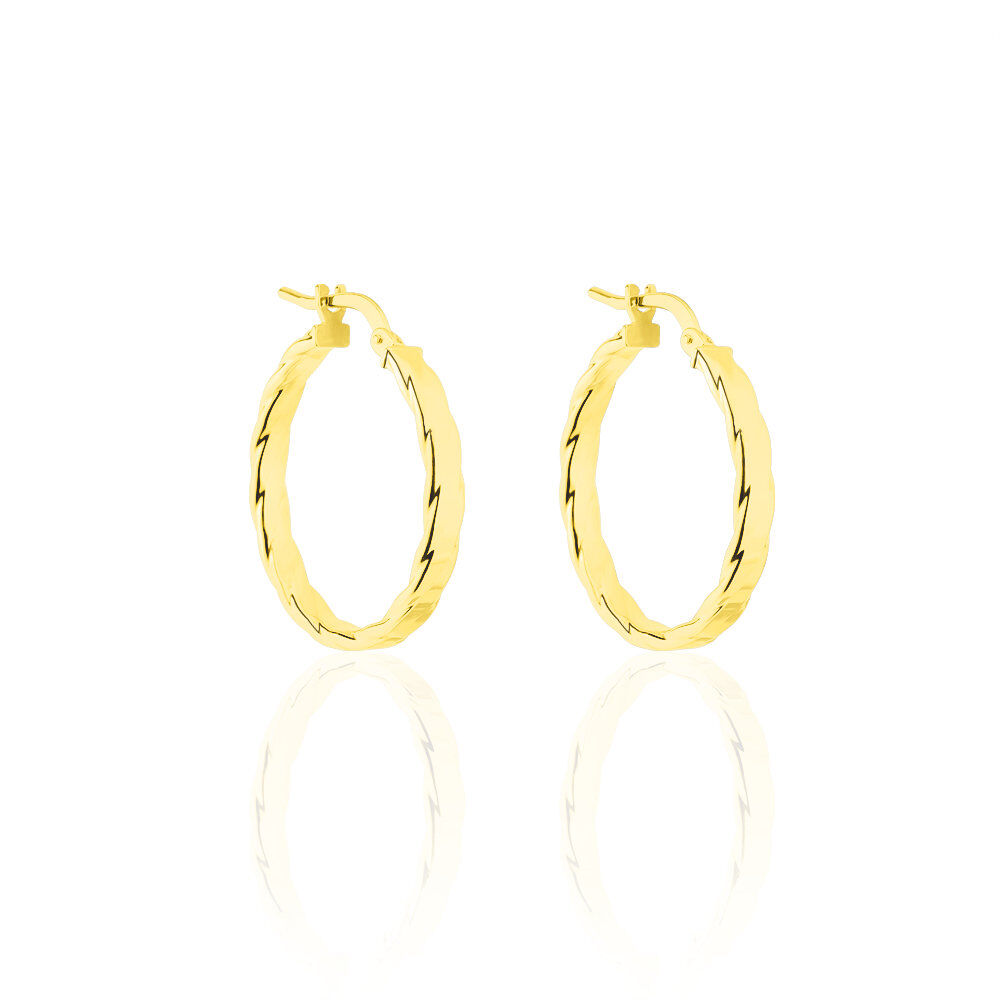 Cr&eacute;oles Deniz Or Jaune - Cr&eacute;oles Femme | Marc Orian