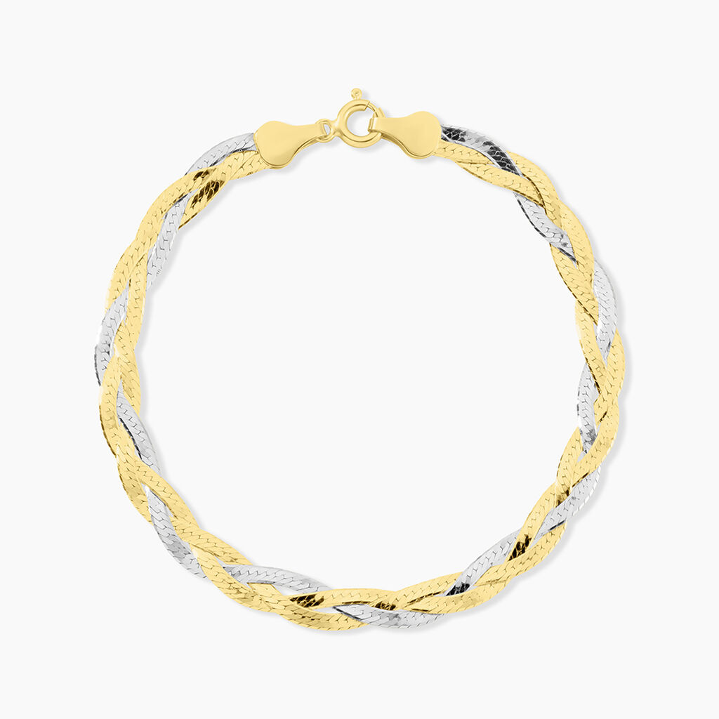 Bracelet Elae Argent Bicolore - Bracelets fantaisie Femme | Marc Orian