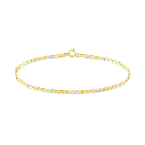 Bracelet Capucin Maille Marine Plate Or Jaune - Bracelets mailles Femme | Marc Orian