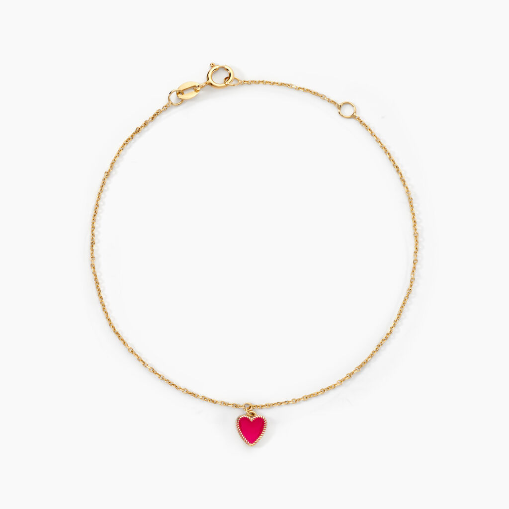 Bracelet L'amour Color&eacute; Or Jaune - Bracelets cha&icirc;nes Femme | Marc Orian