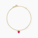 Bracelet L'amour Color&eacute; Or Jaune - Bracelets cha&icirc;nes Femme | Marc Orian