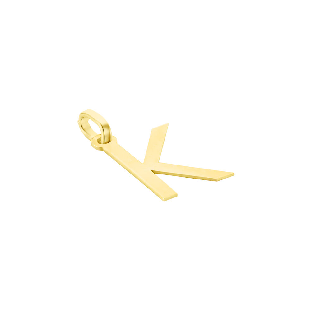 Pendentif Ionia Lettre Or Jaune - Pendentifs Famille | Marc Orian