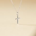 Collier Norine Argent Blanc Oxyde De Zirconium - Colliers avec pierres Femme | Marc Orian