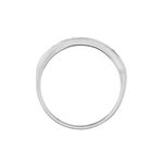 Demi Alliance Davila Or Blanc Oxyde - Alliances avec pierres Femme | Marc Orian