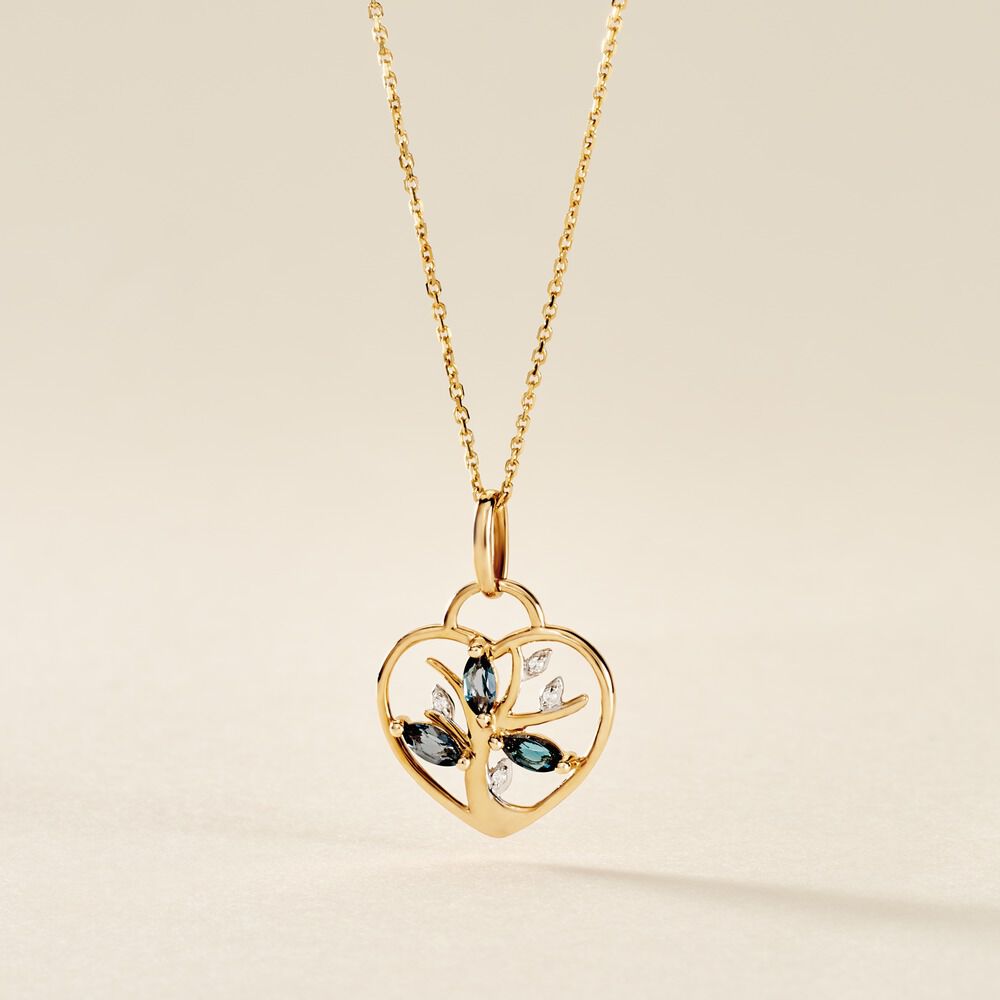 Pendentif Baylee Or Jaune Topaze Oxyde De Zirconium - Pendentifs Femme | Marc Orian