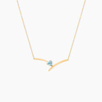 Collier Renaldine Or Jaune Topaze