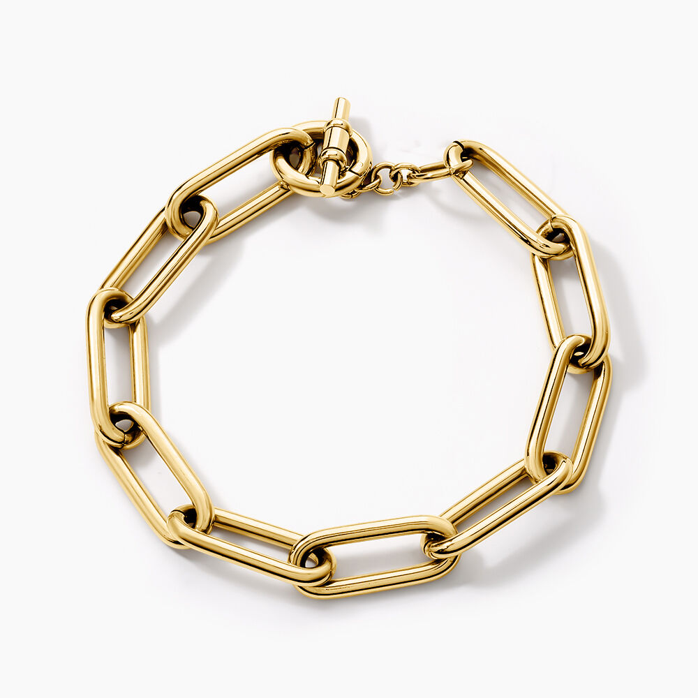 Bracelet Acier Jaune - Bracelets cha&icirc;nes Femme | Marc Orian