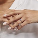 Bague Valy Or Blanc Saphir - Bagues vintage Femme | Marc Orian