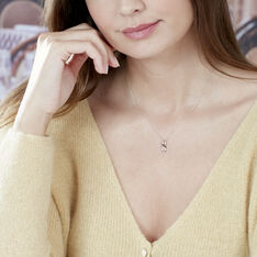 Collier Aline Or Blanc Diamant - Colliers Femme | Marc Orian