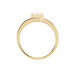 Bague Solitaire Khali Plaqué Or Jaune Oxyde De Zirconium - Bijoux fantaisie Femme | Marc Orian