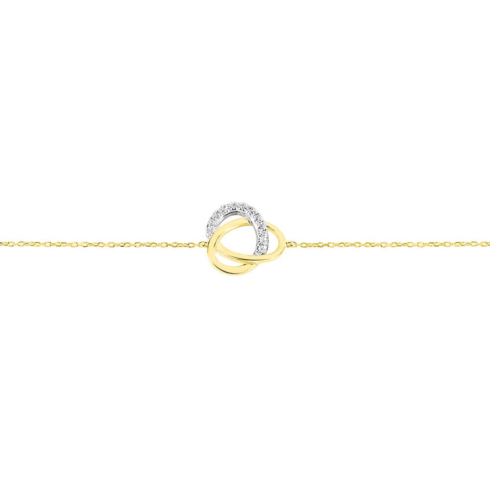Bracelet Dorila Or Jaune Oxyde De Zirconium - Bracelets chaînes Femme | Marc Orian