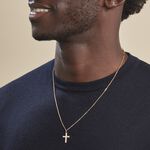 Pendentif Benny Croix Ciselee Or Jaune - Pendentifs Famille | Marc Orian