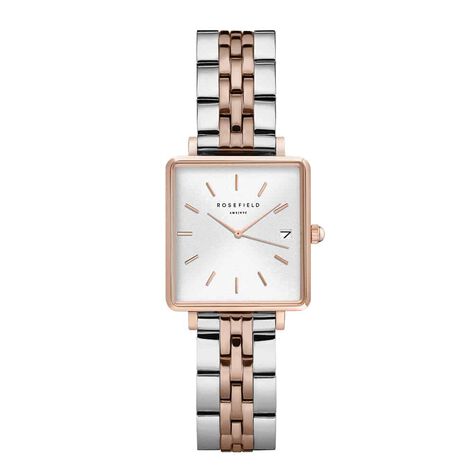 Montre Rosefield The Mini Boxy Blanc - Montres &eacute;tanches Femme | Marc Orian