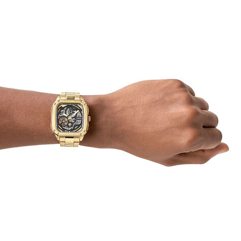 Montre Fossil Inscription Noir - Montres automatique Homme | Marc Orian
