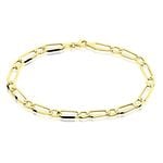 Bracelet Ophelio Maille Alternee 1/1 Or Jaune - Bracelets mailles Homme | Marc Orian