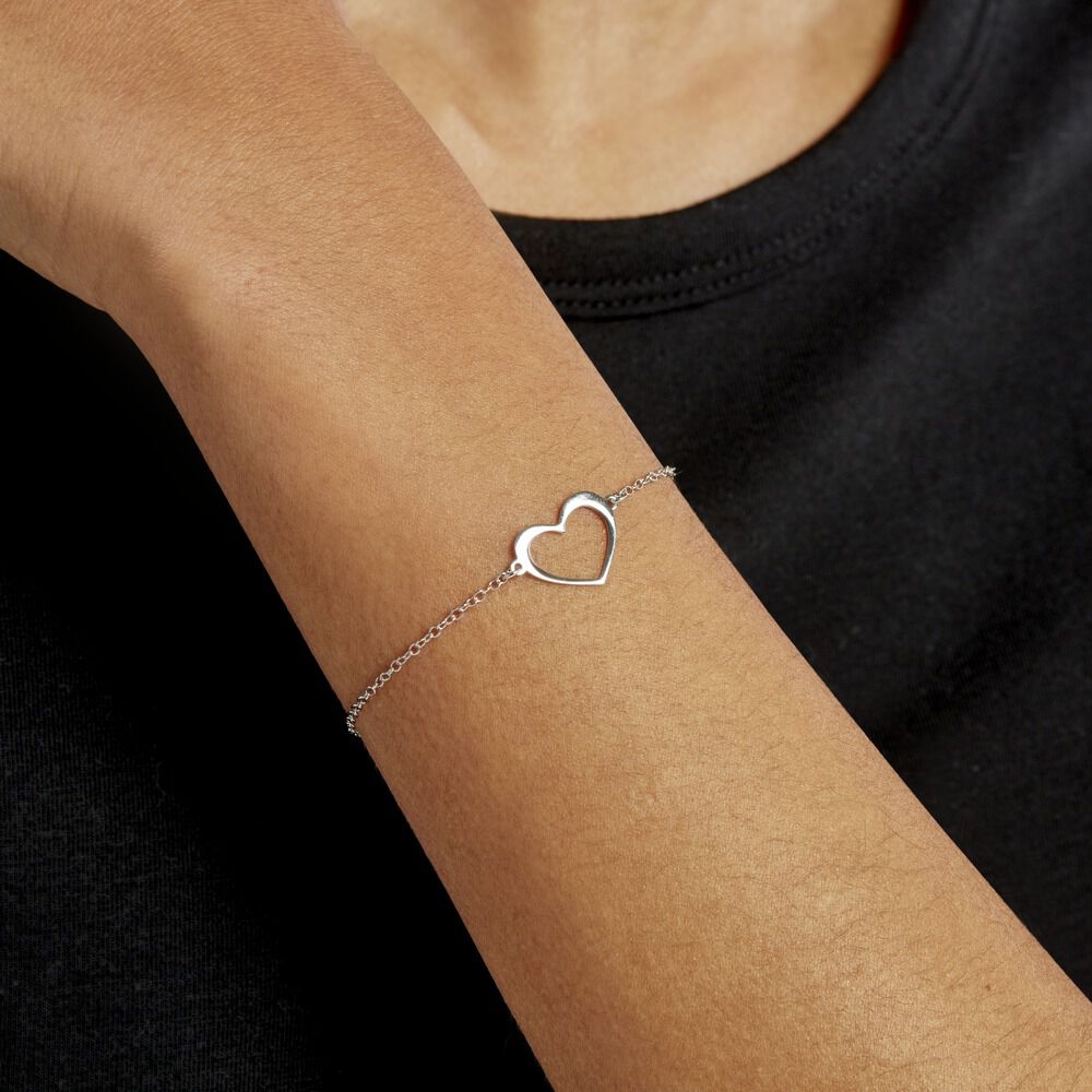 Bracelet Cosima Argent Blanc - Bracelets chaînes Femme | Marc Orian