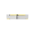 Alliance Mamassa Ruban Plat Or Bicolore - Alliances duo Unisex | Marc Orian