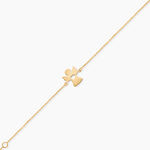 Bracelet Hallie Ange Et Coeur Or Jaune - Bracelets cha&icirc;nes Enfant | Marc Orian