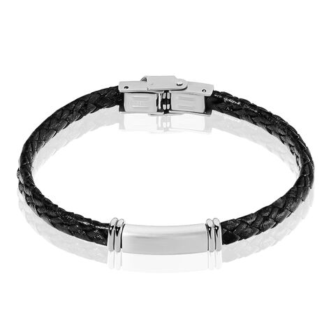 Bracelet Acier Blanc Frank - Bracelets cuir Homme | Marc Orian