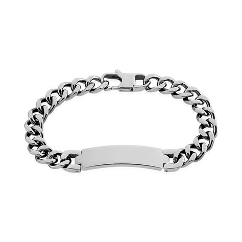 Bracelet Ludo Acier Blanc - Bracelets chaînes Homme | Marc Orian