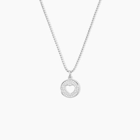 Collier Argent Blanc Cantien Oxyde - Colliers fantaisie Femme | Marc Orian