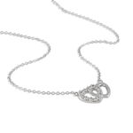 Collier Annae Argent Blanc Oxyde De Zirconium - Colliers avec pierres Femme | Marc Orian