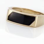 Chevaliere Plaqu&eacute; Or Gregh Email - Chevali&egrave;res Homme | Marc Orian