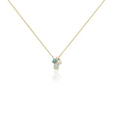 Collier Ilhan Plaqué Or Agate Oxyde - Colliers Femme | Marc Orian