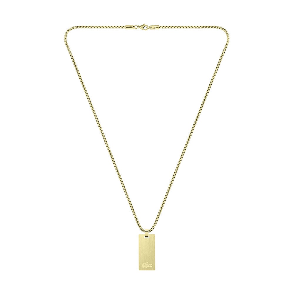 Collier Lacoste Adventurer Acier Jaune - Bijoux Homme | Marc Orian