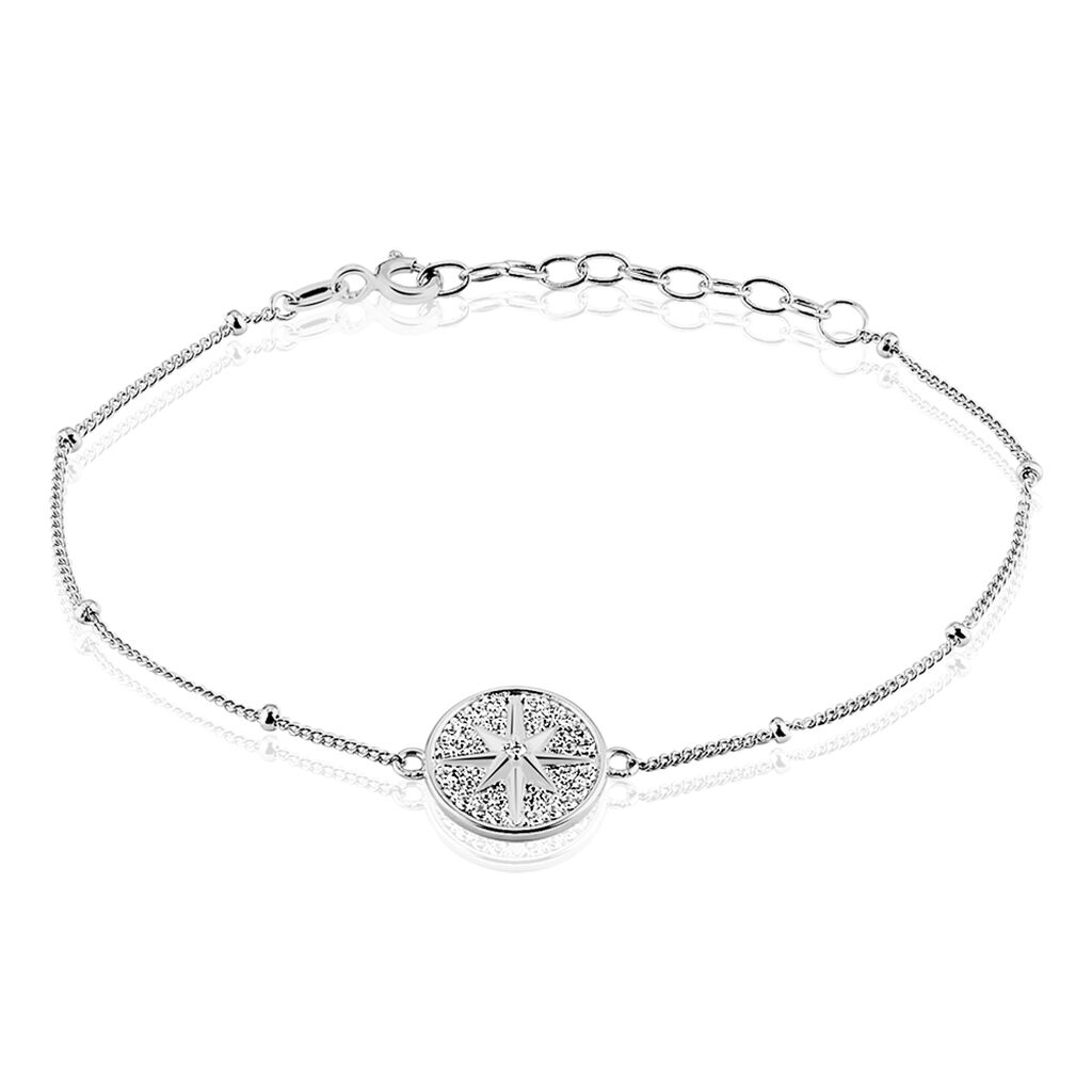 Bracelet Apollinaris Argent Blanc Oxyde De Zirconium - Bracelets fantaisie Femme | Marc Orian