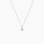 Collier Domitia Or Blanc Diamant - Colliers avec pierres Femme | Marc Orian