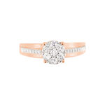 Bague Kate Or Rose Diamant - Parures de mariage Femme | Marc Orian