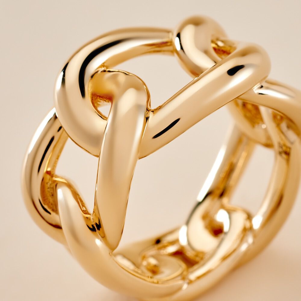 Bague Rodya Plaqu&eacute; Or Jaune - Bagues dor&eacute;es Femme | Marc Orian