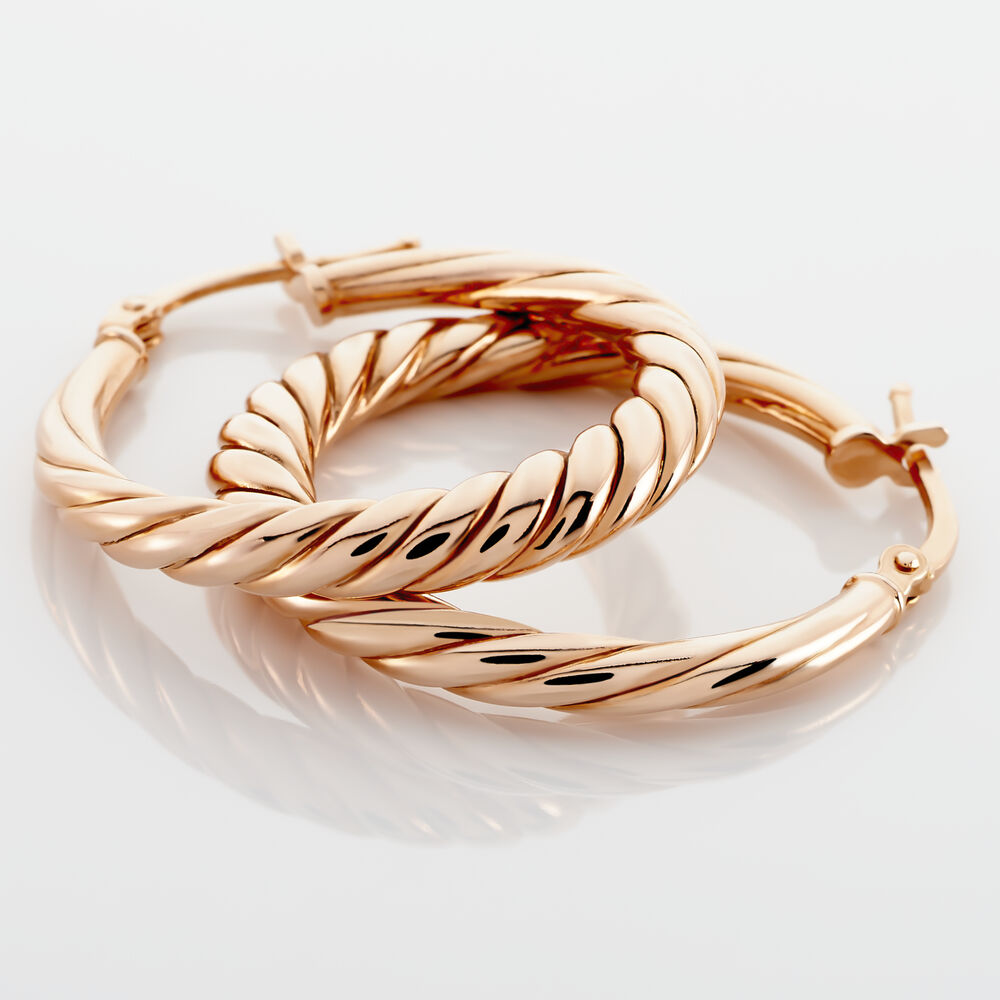 Cr&eacute;oles Asael Argent Rose - Cr&eacute;oles Femme | Marc Orian