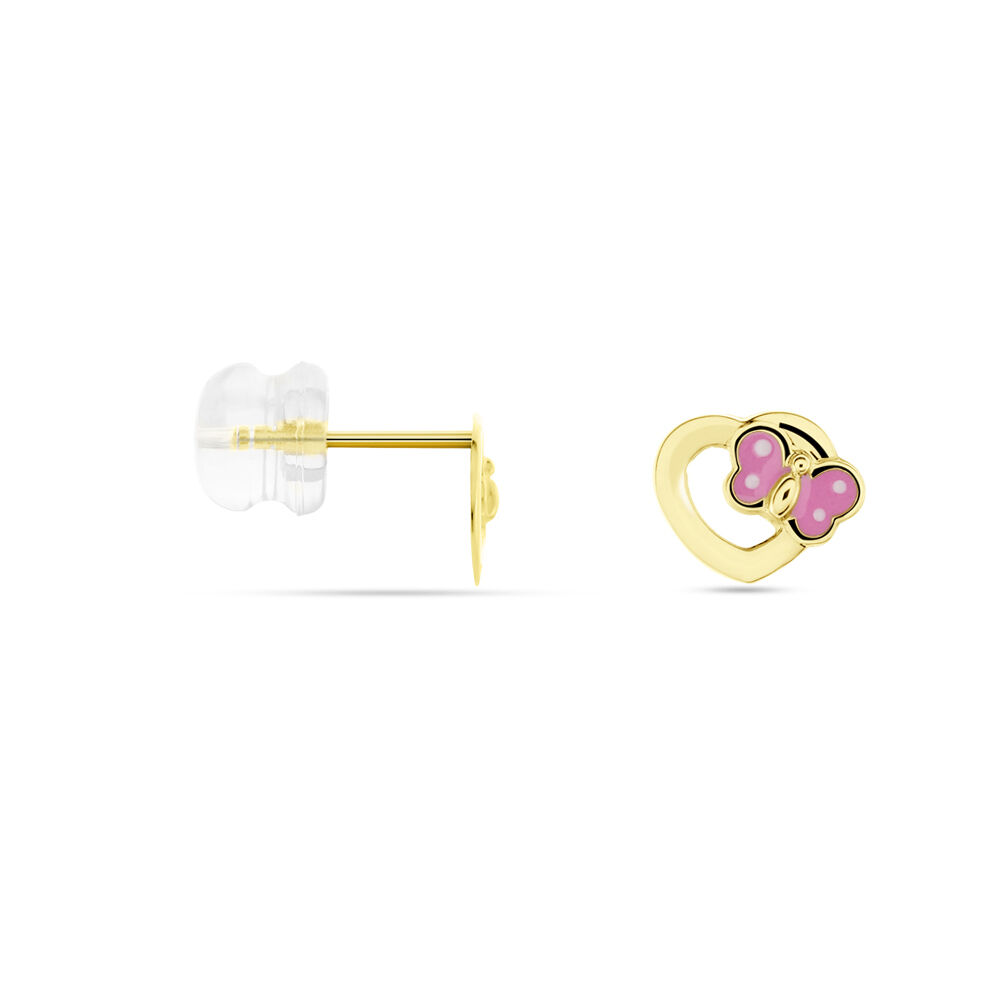 Boucles D'oreilles Puces Or Jaune Myrthale - Puces Enfant | Marc Orian