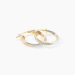 Cr&eacute;oles Tita Or Bicolore - Cr&eacute;oles Femme | Marc Orian