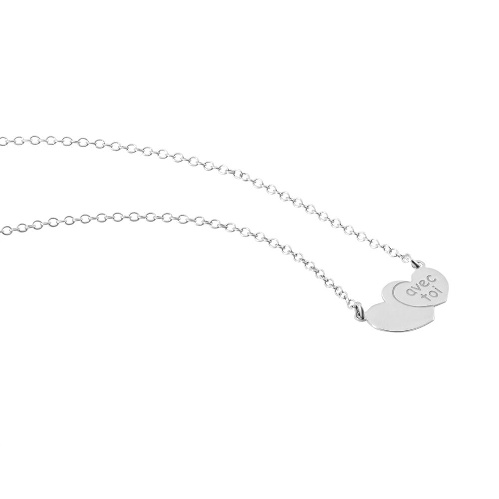 Collier Argent Blanc Tangi - Bijoux personnalisés Femme | Marc Orian