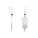 Boucles D'oreilles Pendantes Dream Catcher Argent Pierre De Synthese - Pendantes Femme | Marc Orian
