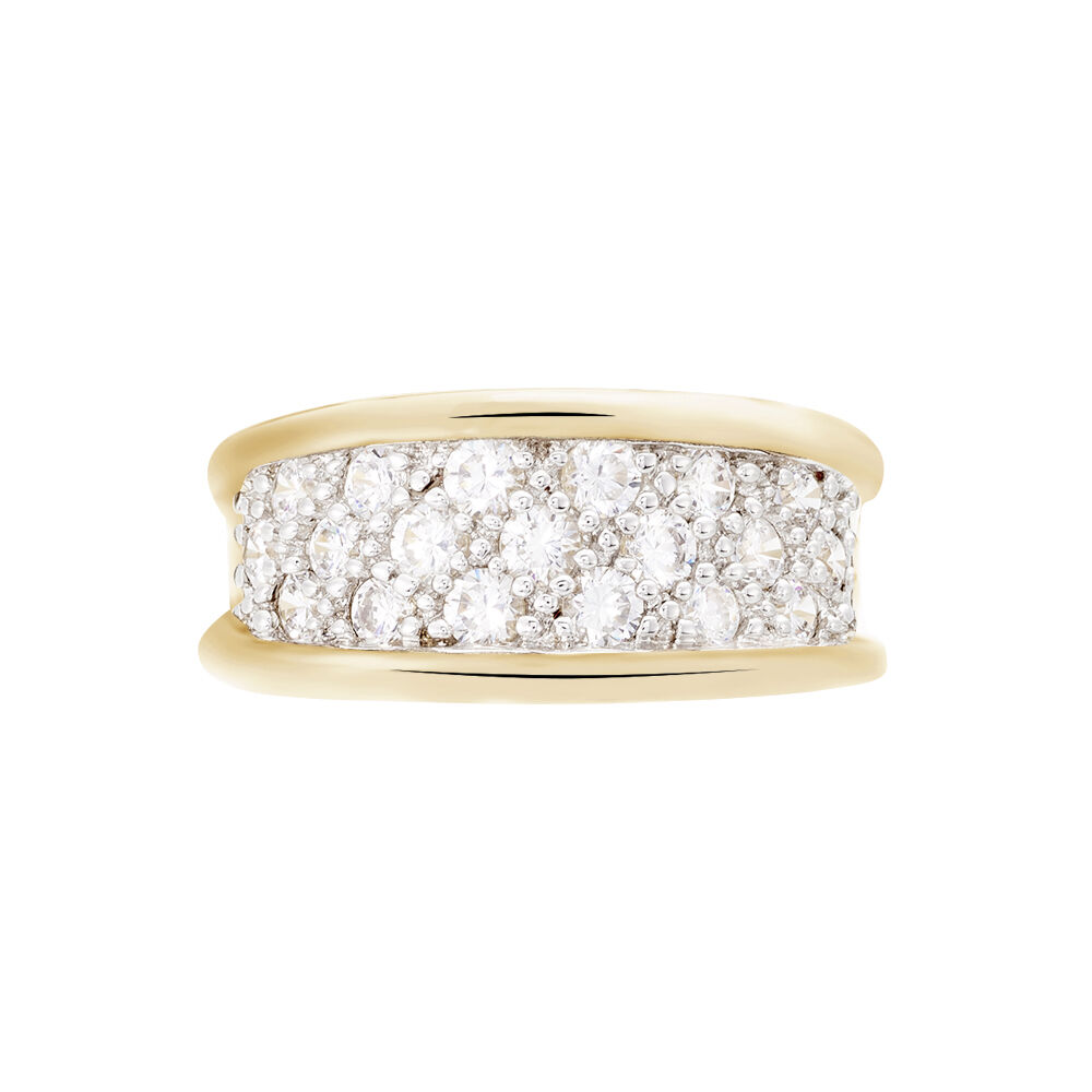 Bague Guerline Plaqué Or Jaune Oxyde De Zirconium - Bagues avec pierre Femme | Marc Orian
