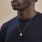 Pendentif Zodiaque Rond Argent Blanc - Bijoux personnalis&eacute;s Famille | Marc Orian