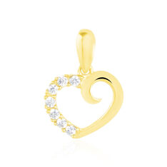 Pendentif Aereda Or Jaune Oxyde De Zirconium - Pendentifs Femme | Marc Orian