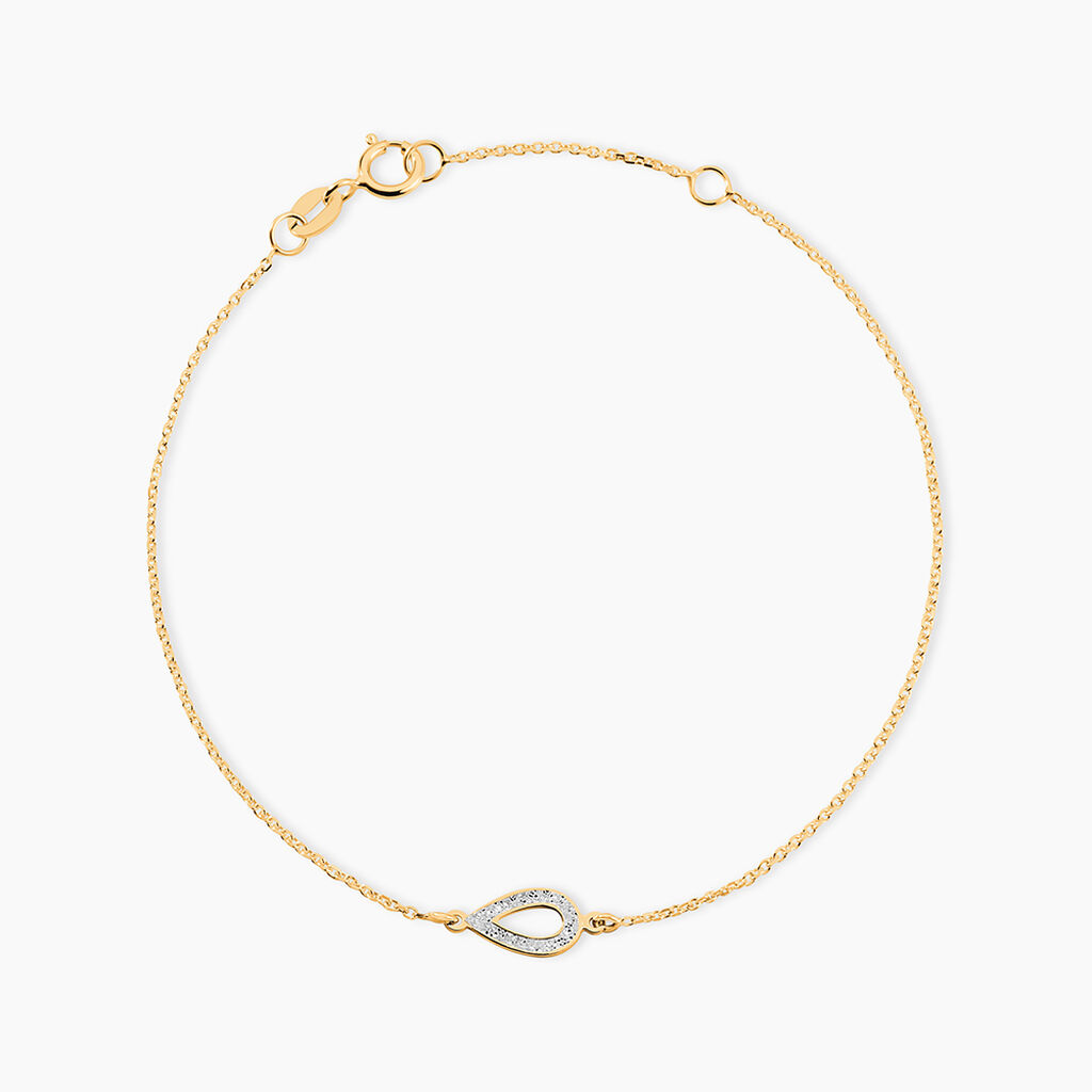 Bracelet Or Jaune Merinie - Bracelets cha&icirc;nes Femme | Marc Orian