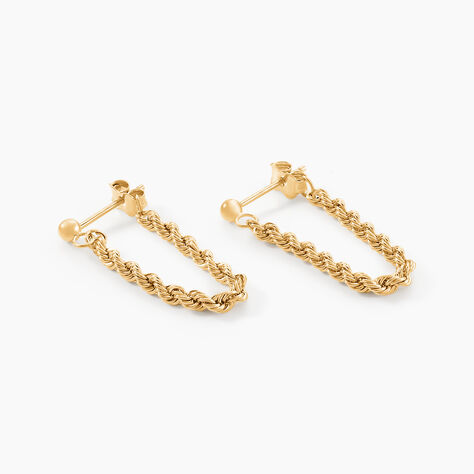 Boucles D'oreilles Pendantes Cordelia Or Jaune - Pendantes Femme | Marc Orian