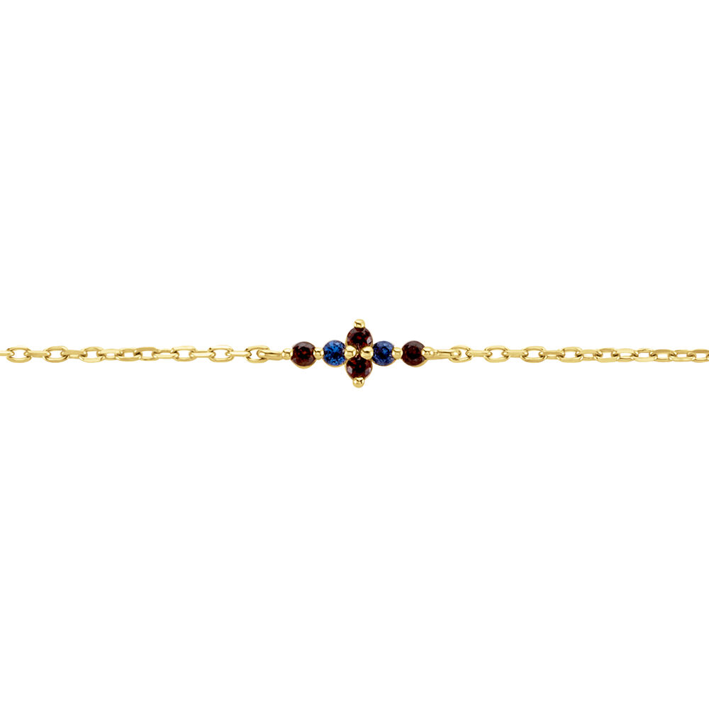 Bracelet Céphée Plaqué Or Doré Pierres De Synthèses - Bracelets chaînes Femme | Marc Orian