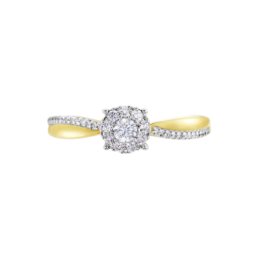 Bague Elfreda Or Jaune Diamant - Solitaires Femme | Marc Orian