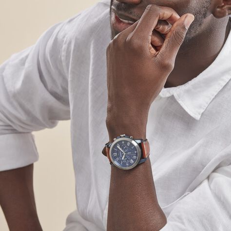 Montre Fossil Grant Bleu - Montres classiques Homme | Marc Orian