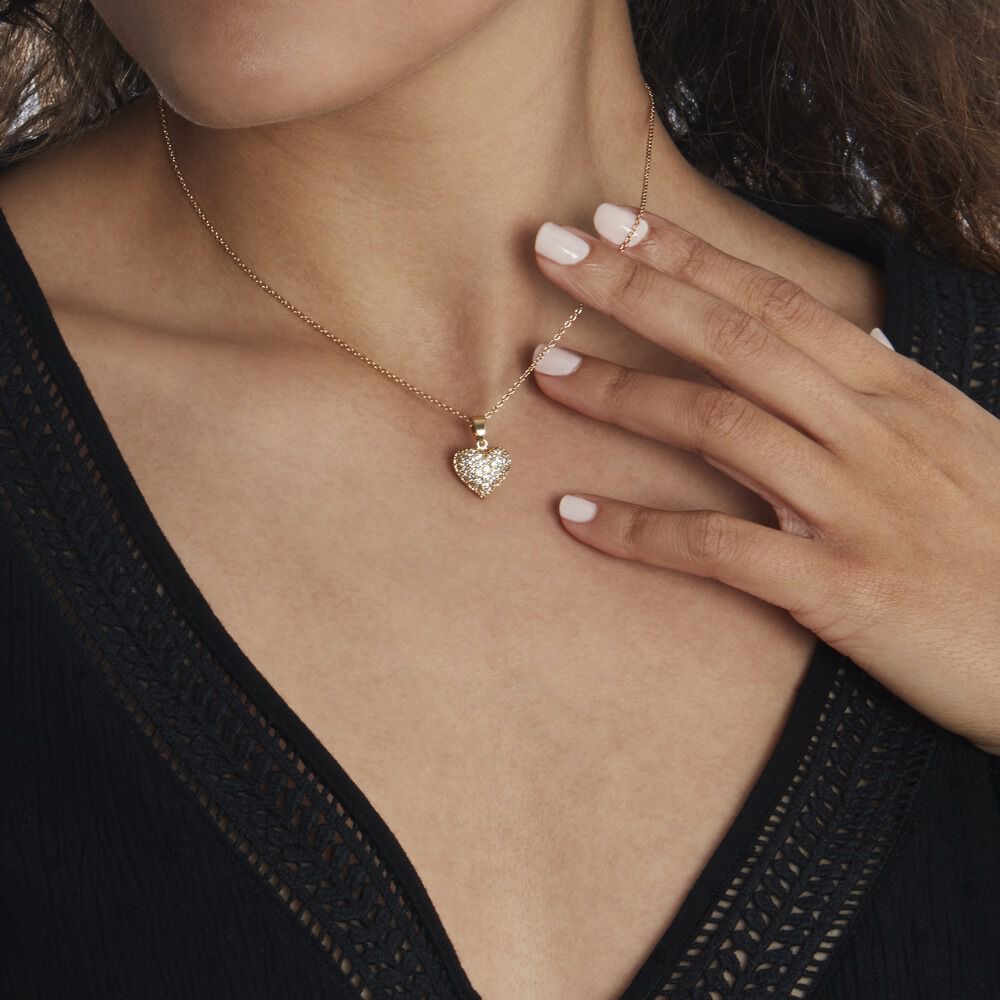 Collier Ophrys Plaqué Or Oxydes De Zirconium - Colliers avec pierres Femme | Marc Orian