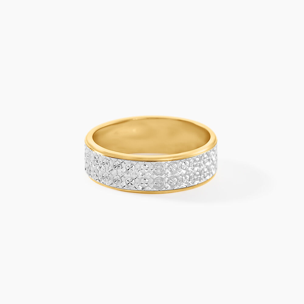 Alliance Raphie Ruban Plat Or Bicolore - Alliances duo Unisex | Marc Orian