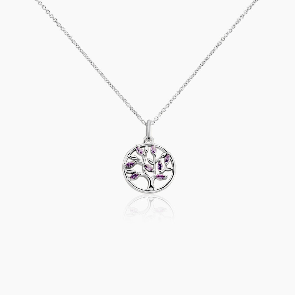 Collier Venka Argent Blanc Oxyde De Zirconium - Colliers avec pierres Femme | Marc Orian