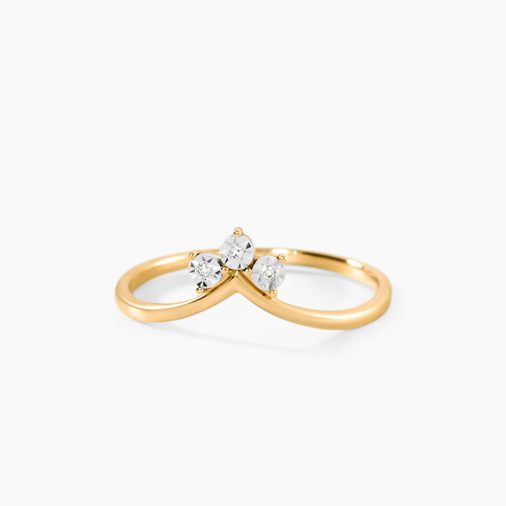 Bague Seonaid Or Jaune Diamant - Bagues pierres pr&eacute;cieuses  | Marc Orian